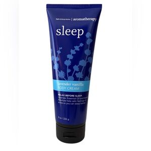 Bath & Body Works SLEEP Aromatherapy Lavender Vanilla Cream 8oz